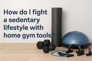 How do I fight a sedentary lifestyle with home gym tools?
