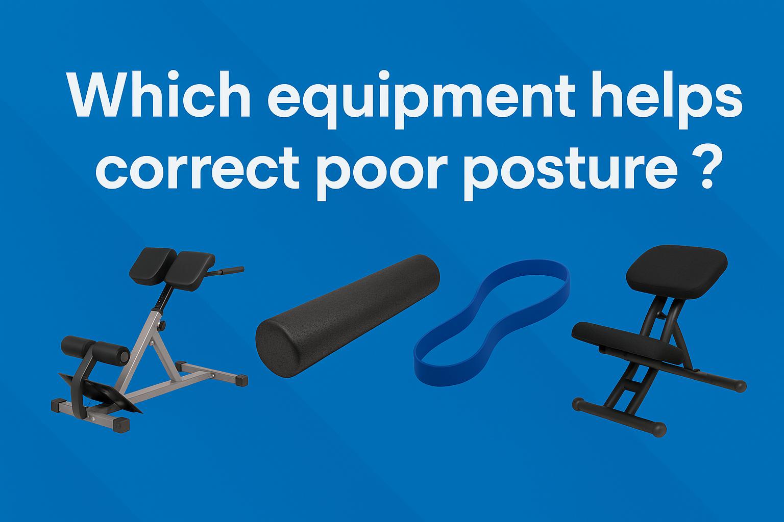 Which equipment helps correct poor posture?