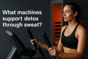 What machines support detox through sweat?