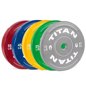 Titan Fitness Olympic Bumper Plates for sale
