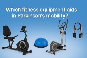 Which fitness equipment aids in Parkinson’s mobility?