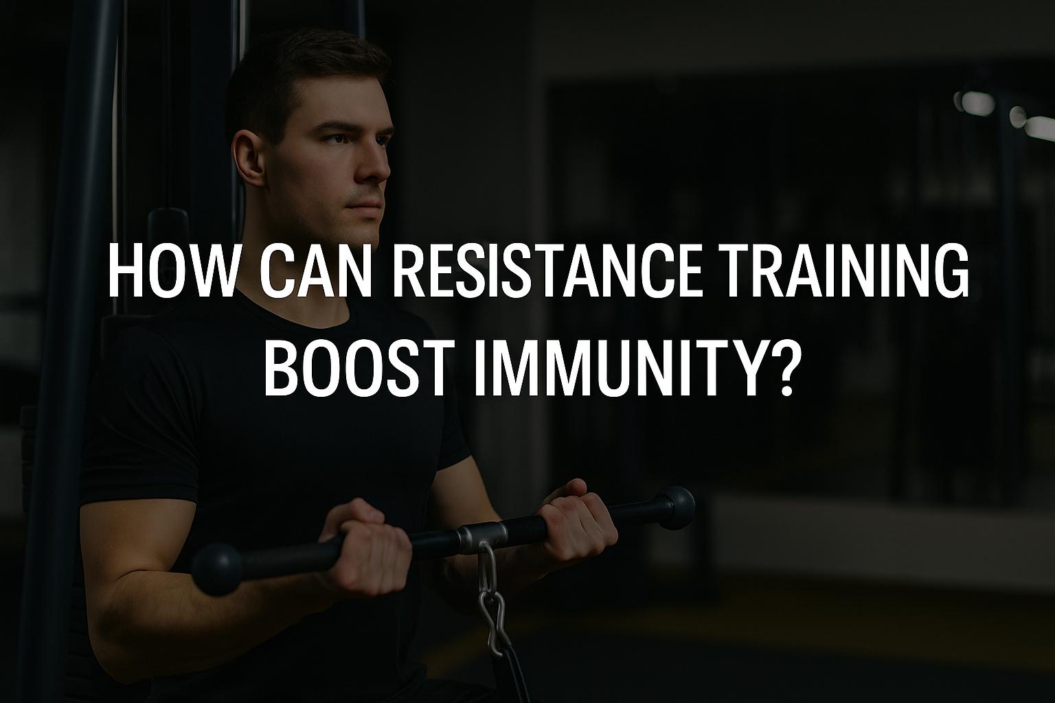 How can resistance training boost immunity?
