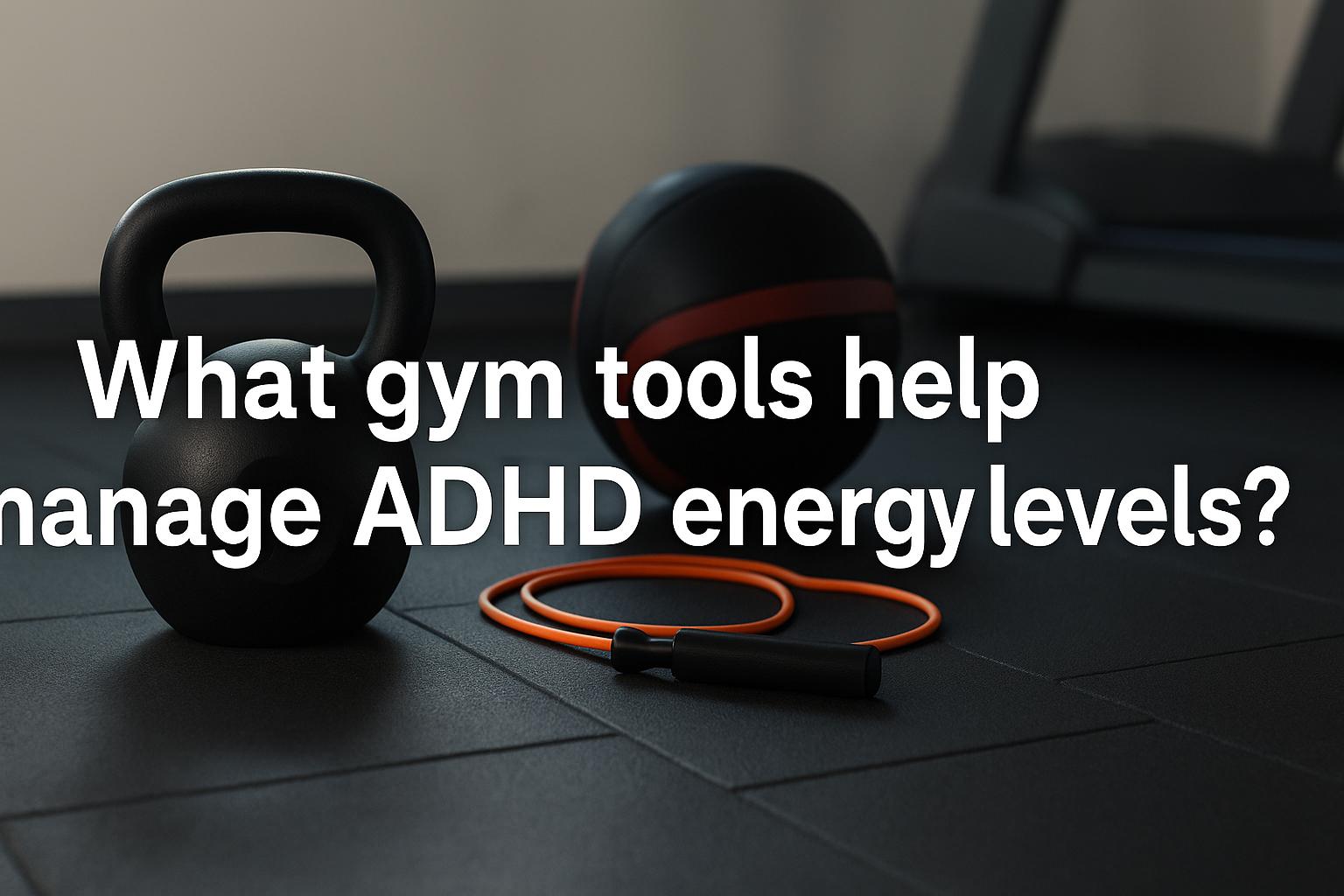 What gym tools help manage ADHD energy levels?