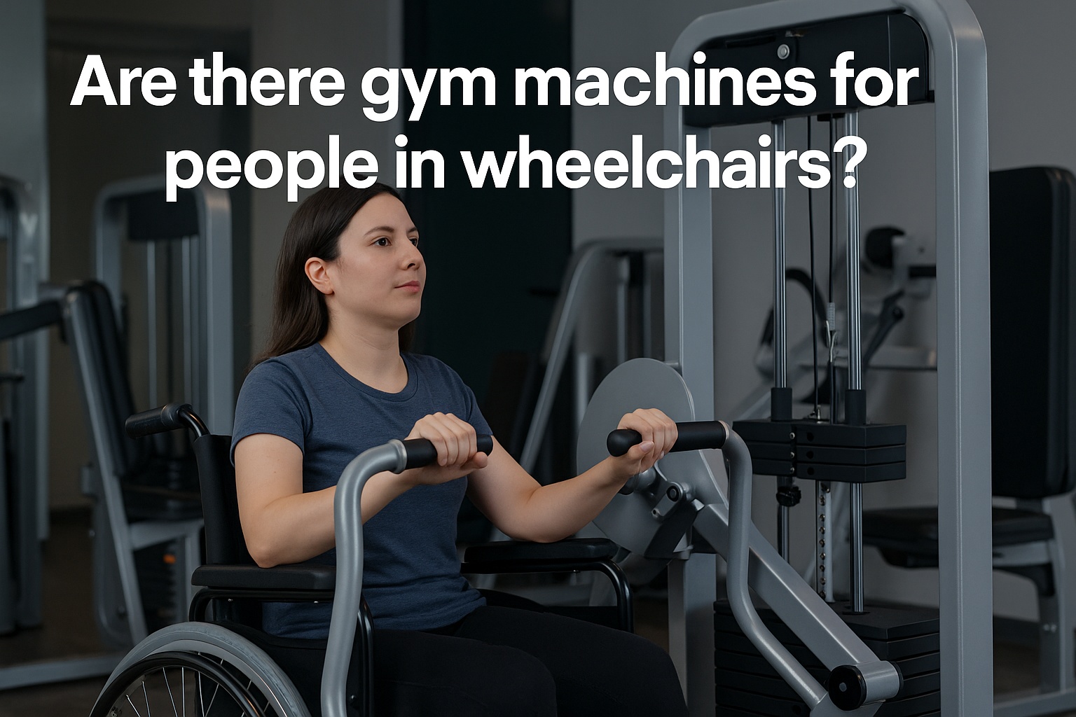 Are there gym machines for people in wheelchairs?