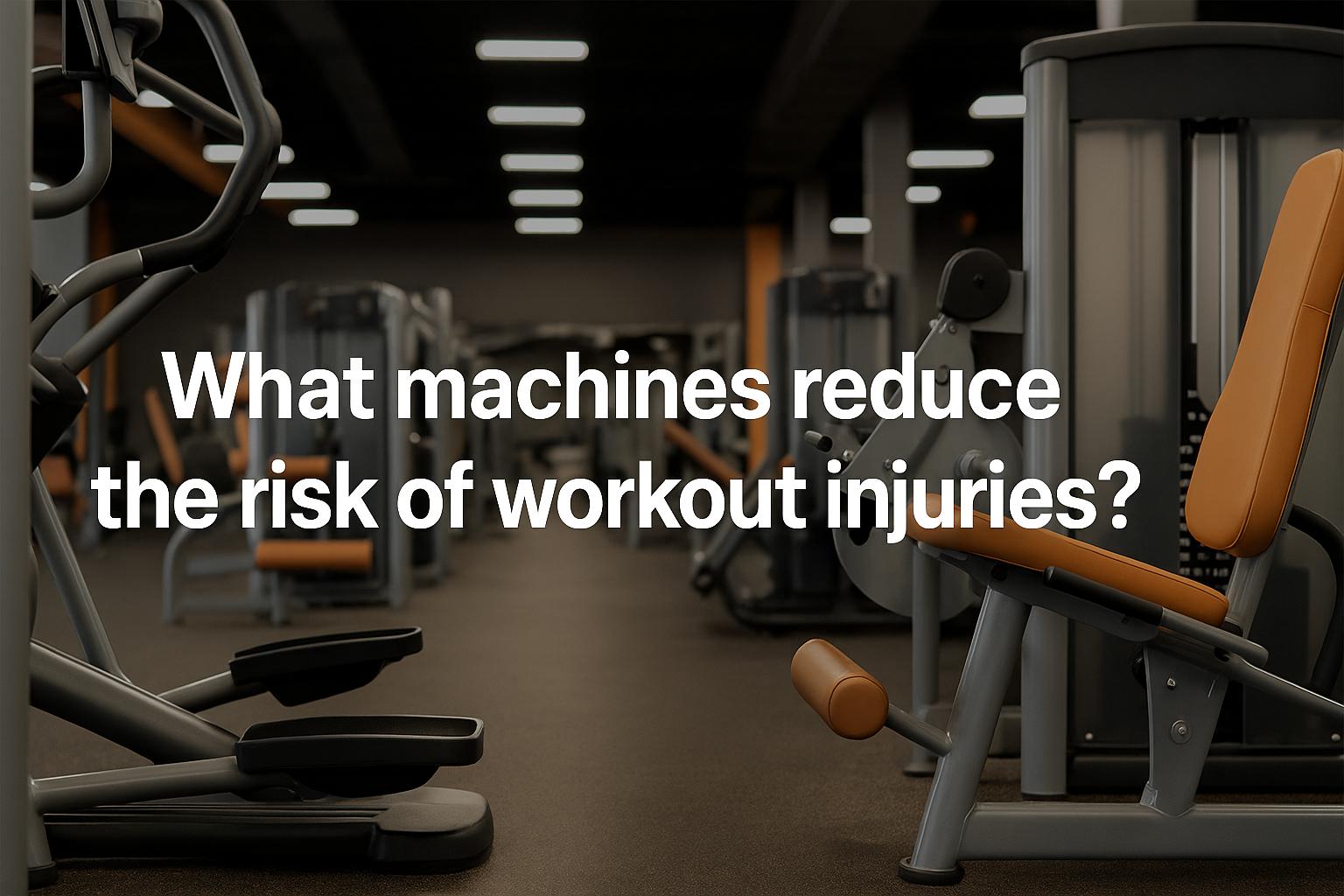What machines reduce the risk of workout injuries?