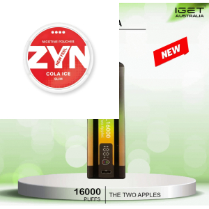 ADALYA - THE TWO APPLES - 16000 PUFFS | IGET Australia