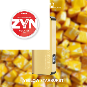 ALIBARBAR INGOT YELLOW STARBURST - 9000 PUFFS | IGET Australia ALIBARBAR INGOT YELLOW STARBURST - 9000 PUFFS | IGET Australia