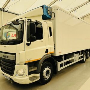 DAF CF 290 6x2 Rear Steer Fridge Box