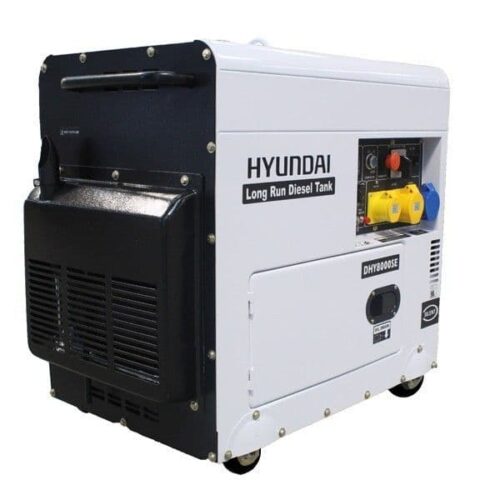 Hyundai DHY8000SELR 6kW Silenced Long Run Generator