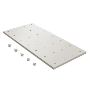 ( 1 Pack / 1 Pcs ) Shelf with 5 Pcs Clips, 540/730L Cabinet, White (for SKU:203002W, 203010W, 203006W, 203011W)