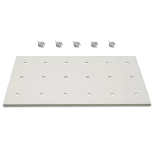 ( 1 Pack / 1 Pcs ) Shelf with 5 Pcs Clips, 540/730L Cabinet, White (for SKU:203002W, 203010W, 203006W, 203011W)