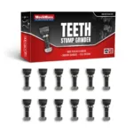 ( 1 Pack / 34 Pcs ) Teeth and Nut for Stump Grinder SG24; SG24PRO; SG61; SG30PRO, (SKU: 150151;150151G;150181;150181G;150182;150182G;150501)