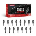 ( 1 Pack / 34 Pcs ) Teeth and Nut for Stump Grinder SG24; SG24PRO; SG61; SG30PRO, (SKU: 150151;150151G;150181;150181G;150182;150182G;150501)