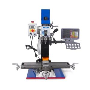 8-1/4"x33'' Industrial Benchtop Mill Drill Machine Brushless Motor, Variable Speed, R8 Spindle, 2 HP, 110V, Compact Milling Drilling Tool for...