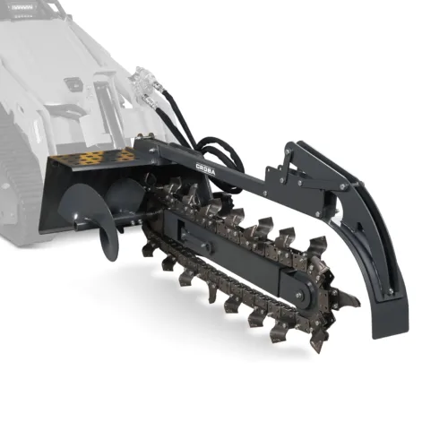20'' Cutting Depth Mini Skid Steer Trencher