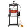 20 Ton H-Frame Air/Hydraulic Shop Press with Press Pin Kit, Fully Welded Steel Frame, Safety Guard, Foot Pedal Control, HSP20
