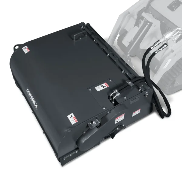 40'' Working Width Mini Skid Steer Box Broom Sweeper